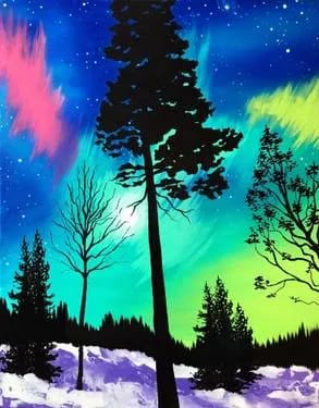 Twilight Lights at The Pickle Barrel Toronto — Painting