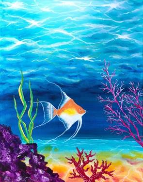 On The Ocean Floor at Ye Olde Sonoma Public House — Painting