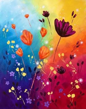 Paint Nite: Blooming Summer — Painting