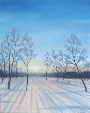 Crisp Morning Glow at Mossop's Social House — Painting
