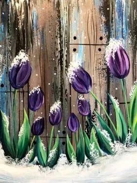 Frosted Tulips at  Mtn. Mike's on Montgomery in SRosa — Painting