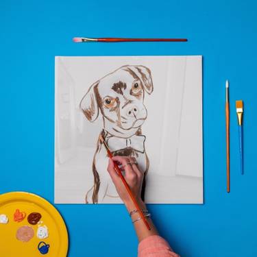 Paint Your Pet for the Holidays!  — Painting