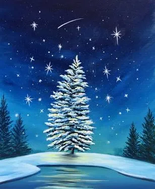 All Is Bright at Lord William Pub — Painting