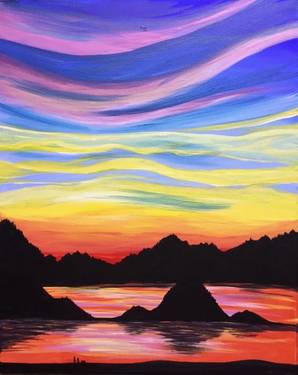 West Coast Sunset III  — Painting