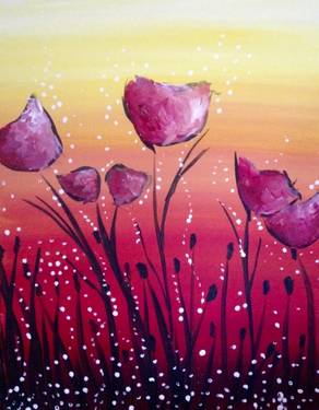 "Magical Morning Mums" canvas painting at Eavesdrop (Manassas), on Monday, July 20, 6:30 p.m.   — Painting