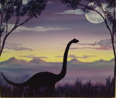 The Unicorn on 4 - Dino Island — Painting