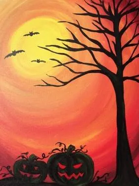 Paint Nite: Halloween Delight — Painting