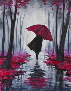 Autumn Stroll II  — Painting