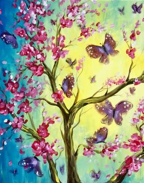 Magical Butterflies — Painting