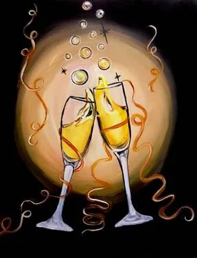 Cheers To Us — Painting