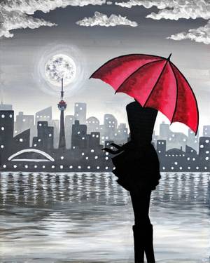 Noir Night in Toronto — Painting