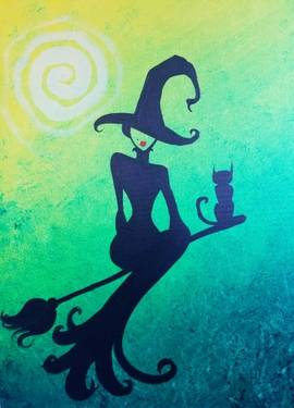Witch Paint Nite at Battleground Z! — Painting