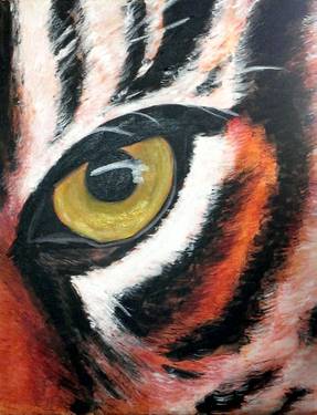 Eye of the Tiger — Painting