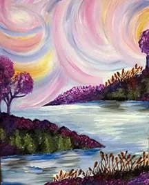 Swirlscape at Lord William Pub — Painting