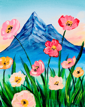 Poppy Mountain Painting Event in Mesa Arizona — Painting