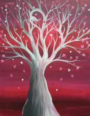 Tree of Hearts at Fox and Fiddle - Danforth — Painting