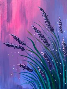 Lavender Breeze — Painting