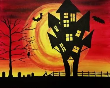 Fright This Way — Painting
