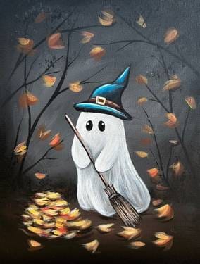 Paint nite Spooky Chores — Painting