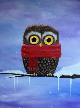 "sHOOT It's Cold" — Painting