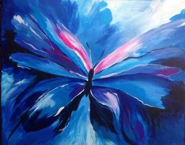Butterfly Dream II at Recess — Painting