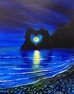 Moon Love, 9/28/26 — Painting