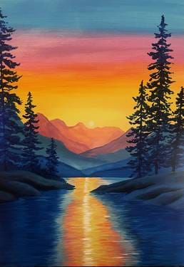Valley of Light — Painting