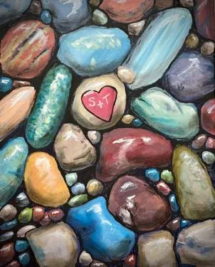 Rock Garden — Painting
