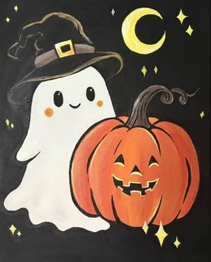 “Halloween Pals” — Painting