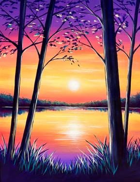 Paint Nite at The V   — Painting