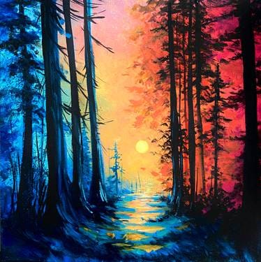 Path of Light — Painting