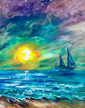 Kosmos paint party           — Painting