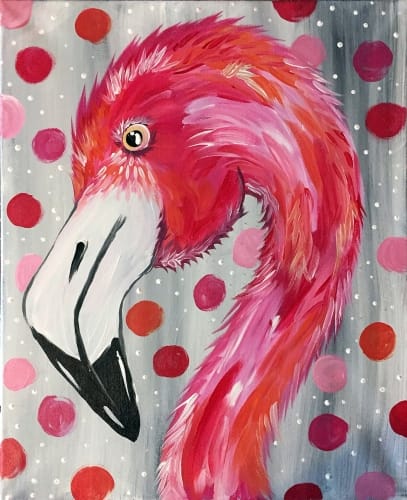 Party Flamingo - Barleycorn’s Brewhouse (Wilder) — Painting