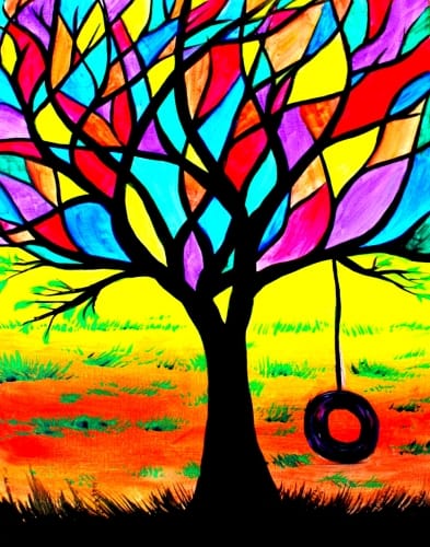 The Fun Tree - Dice On Draft — Painting
