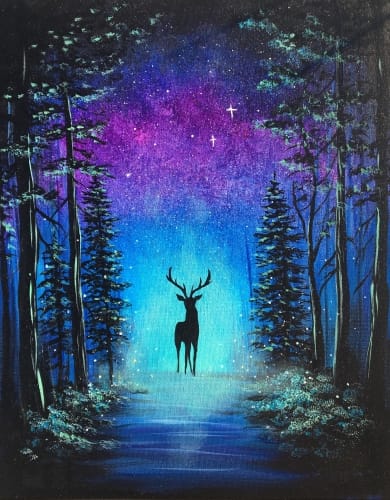 Paint NIte @Casa Mexico Merivale THURSDAY! Forest Guardian — Painting