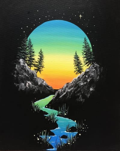 Sunday Twilight Vignette — Painting