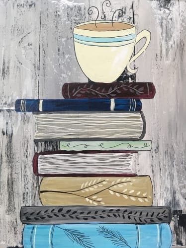 Paint Nite: A Latte of Books — Painting