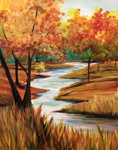 Autumn Stream  — Painting
