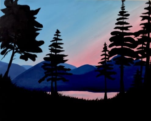 Maple Bay View at Mtn. Mike's in Santa Rosa — Painting