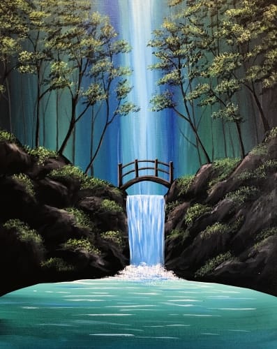 Blissful Falls Paint Night in Mesa Az — Painting