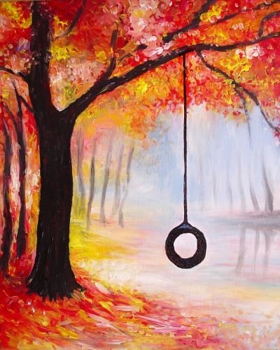 Fall Swing Time — Painting