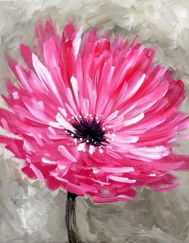 Paint Nite FRIDAYS! Portage Orchard Grill Gatineau! Pop of Pink — Painting