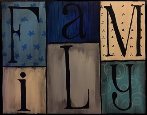 Patchwork Family — Painting