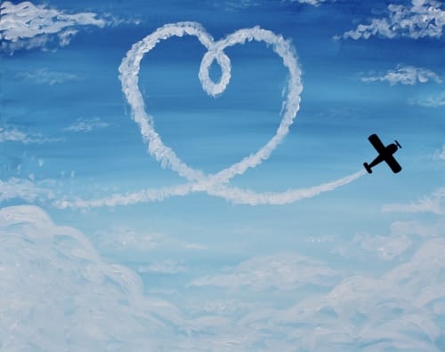 Flying High with Love - The Hub Tavern — Painting