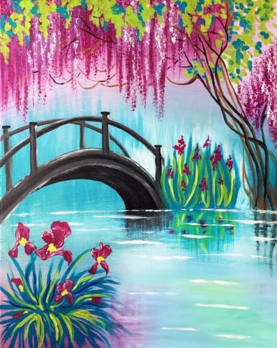 Spring Bridge — Painting