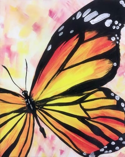 Butterfly Love — Painting