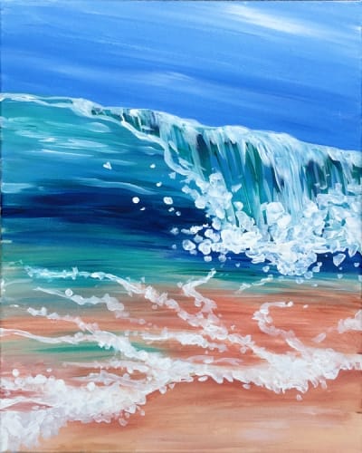 wave break   — Painting