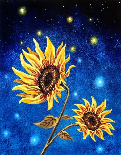 Sunflower Magic — Painting