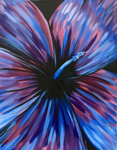 Saturday Summer Hibiscus — Painting