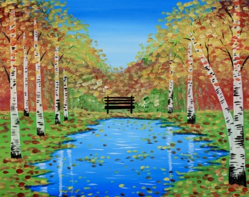 Quiet Pond — Painting